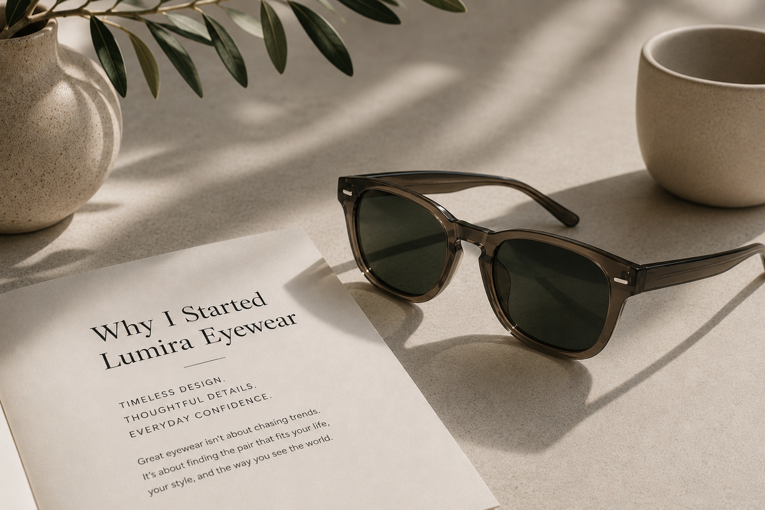 Why I Started Lumira Eyewear